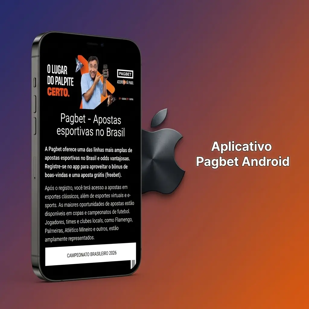 Aplicativo Pagbet para Android disponível para download gratuito com apostas móveis e jogos de cassino