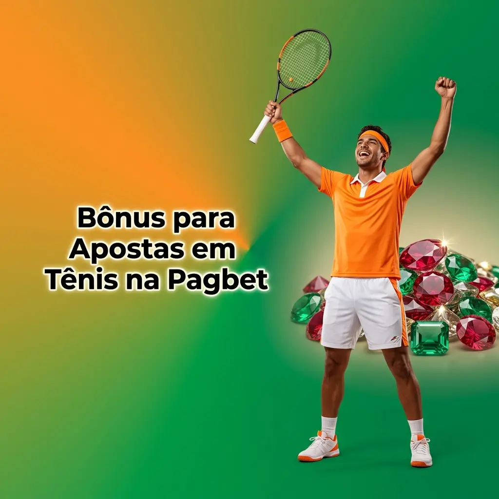 Bônus de boas-vindas da Pagbet para apostas em tênis com rollover e odds mínimas definidas nos termos