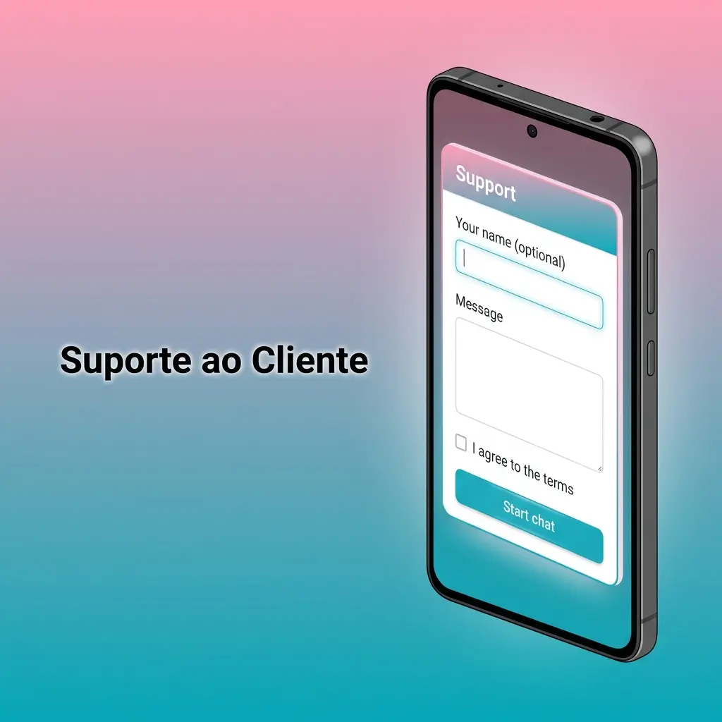 Suporte ao cliente 24h via chat, e-mail, Telegram e WhatsApp para transferências de fundos em português brasileiro