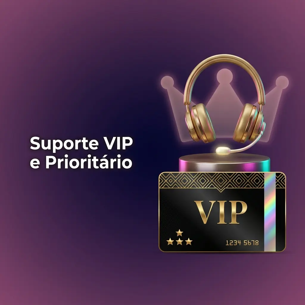 Suporte VIP com atendimento prioritário, gerentes dedicados e respostas rápidas para jogadores qualificados