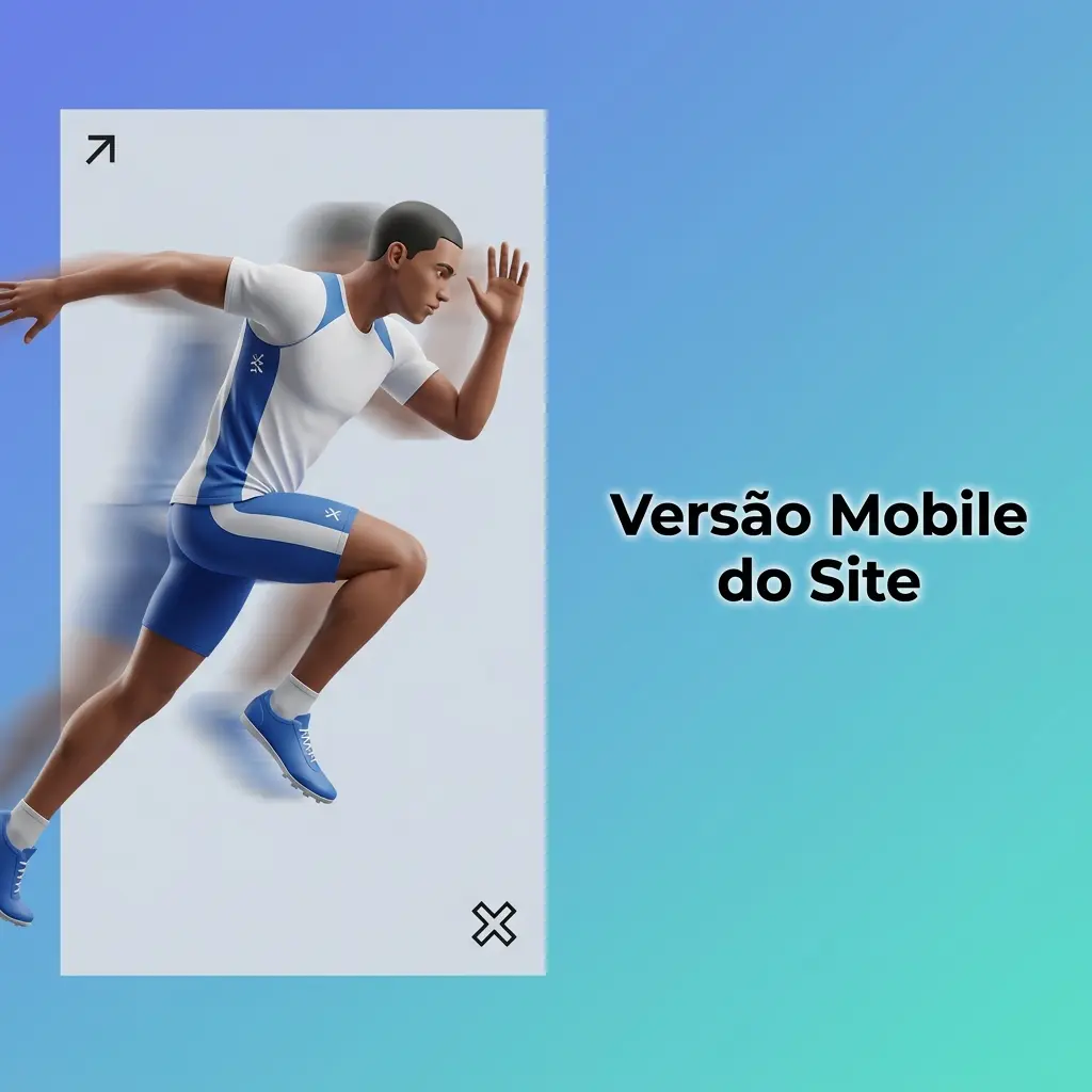 Site mobile responsivo com navegação otimizada para telas pequenas, compatível com Android, iOS e Windows Phone